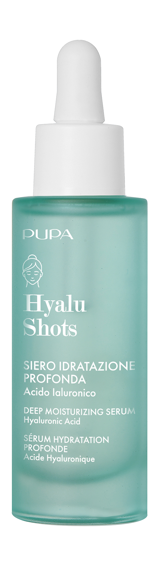 фото Сыворотка для лица pupa hyalu shots deep moisturizing serum с гиалуроновой кислотой, 30 мл