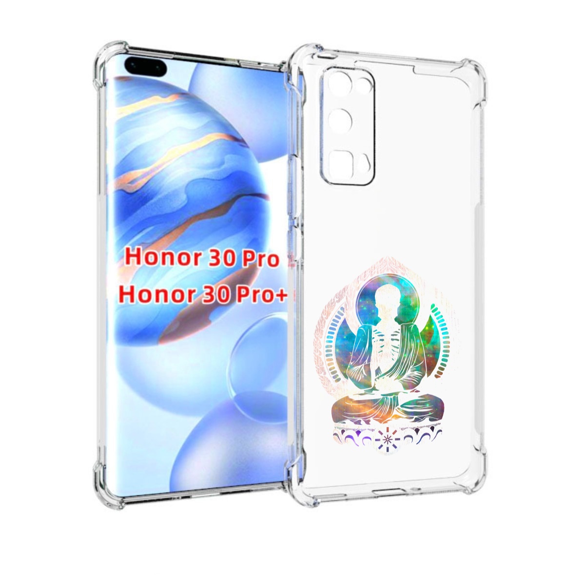 

Чехол бампер MyPads умный скелет для Honor 30 Pro, Прозрачный, Tocco