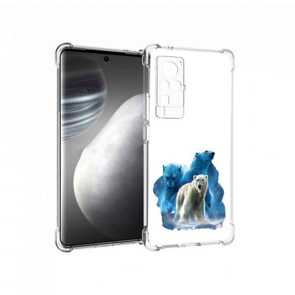 

Чехол MyPads Tocco для Vivo X60 pro полярный медведь (PT226972.385.549), Прозрачный, Tocco