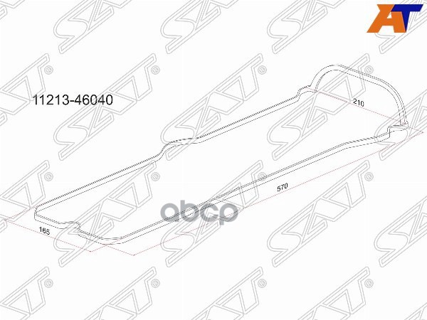 

Прокладка Клапанной Крышки Ty 1jz/2jz-Fse, 00- Mark 110/Brevis/Progres/Verossa Sat арт. K1