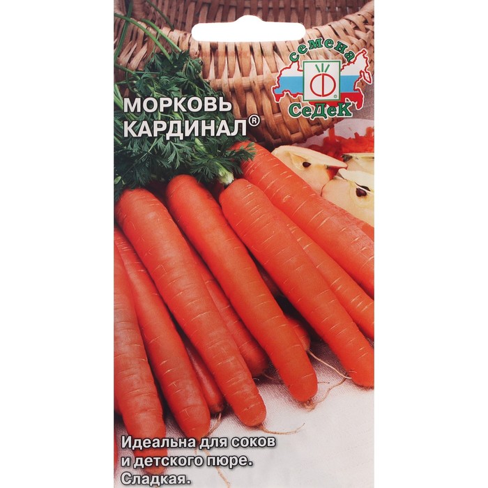 

Семена морковь Кардинал СеДеК 4091029-2p 2 уп.