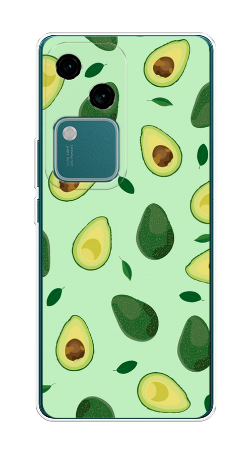 

Чехол на Vivo V30/S18 "Blue avocado", Коричневый;зеленый, 2610150-1