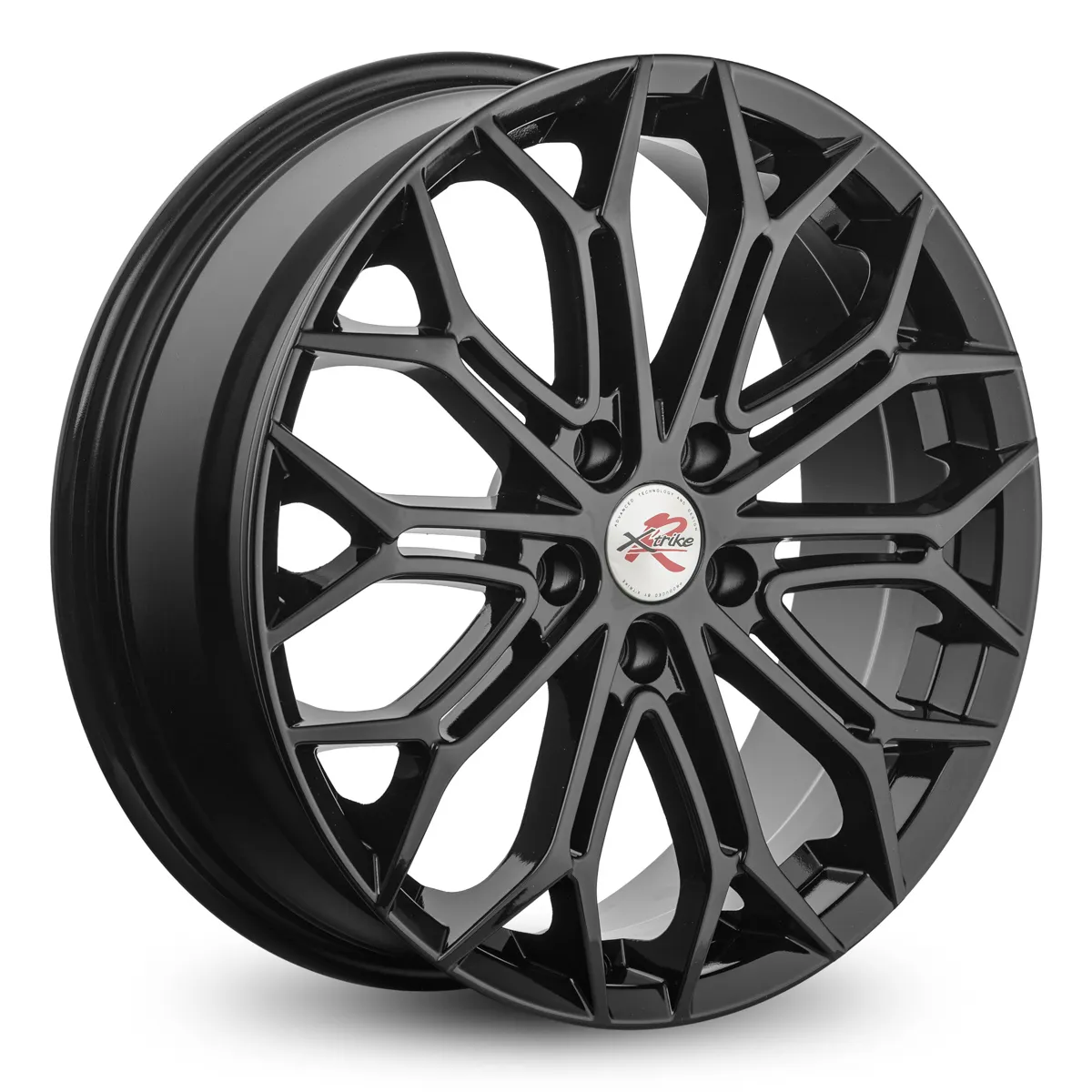 

Диск XtrikeRST R208 R18 5*108 ET33 Dia 60.1, литой черный для Exeed.