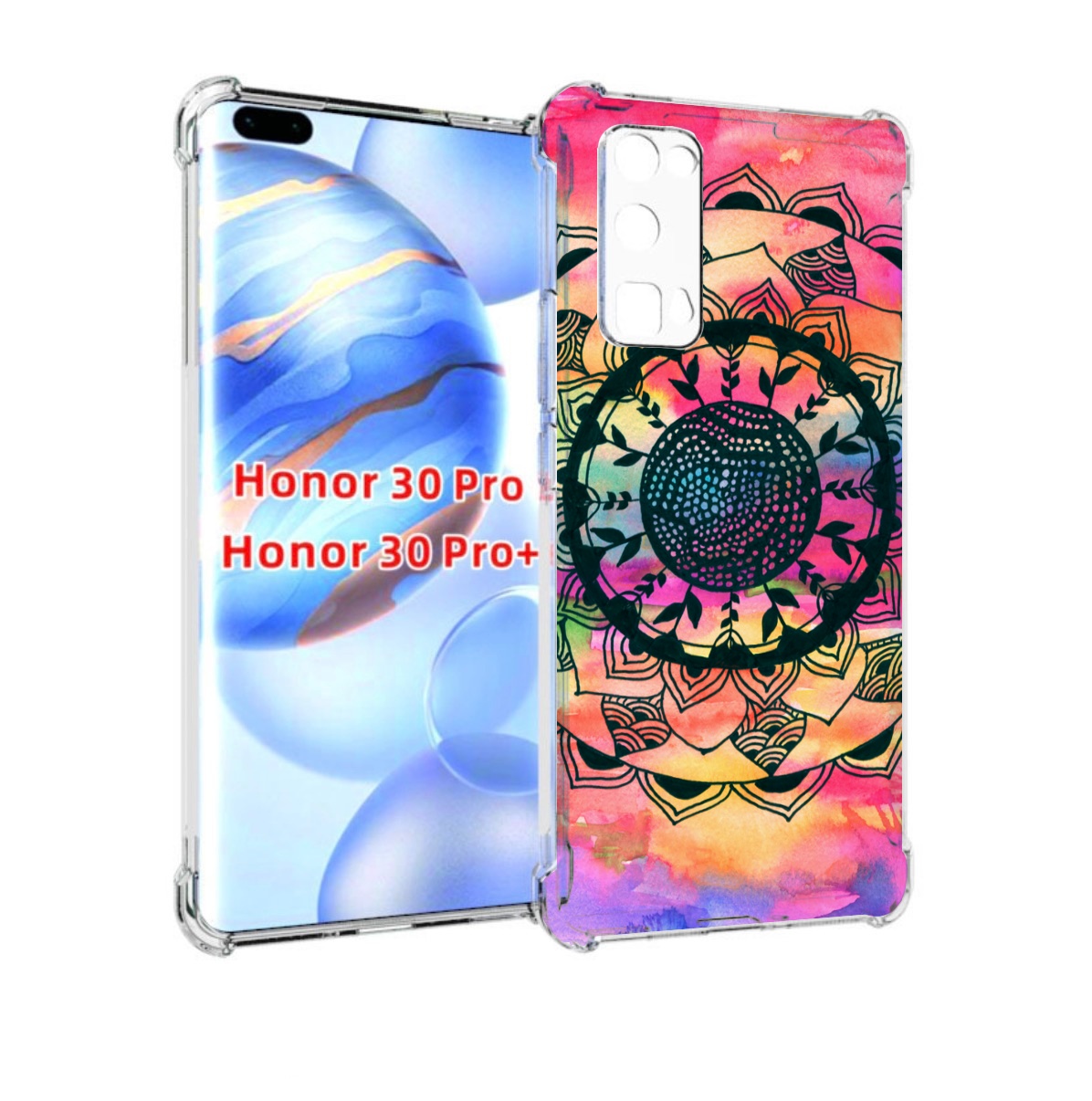 

Чехол бампер MyPads яркая абстракция круглый цветок для Huawei H, Прозрачный, Tocco