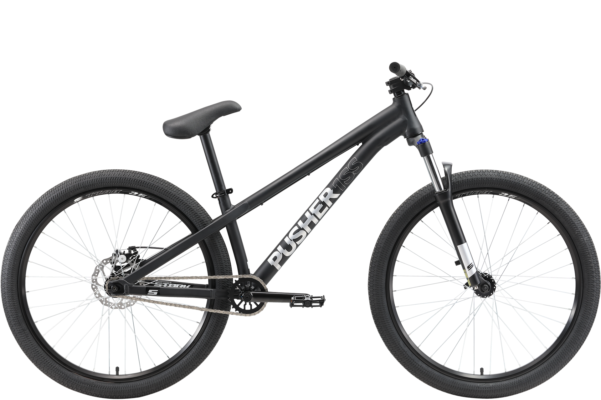 фото Велосипед stark pusher 1 ss (2022) черный/серый l