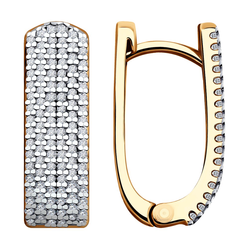 

Серьги из серебра Diamant 93-120-01762-1, фианит, 93-120-01762-1