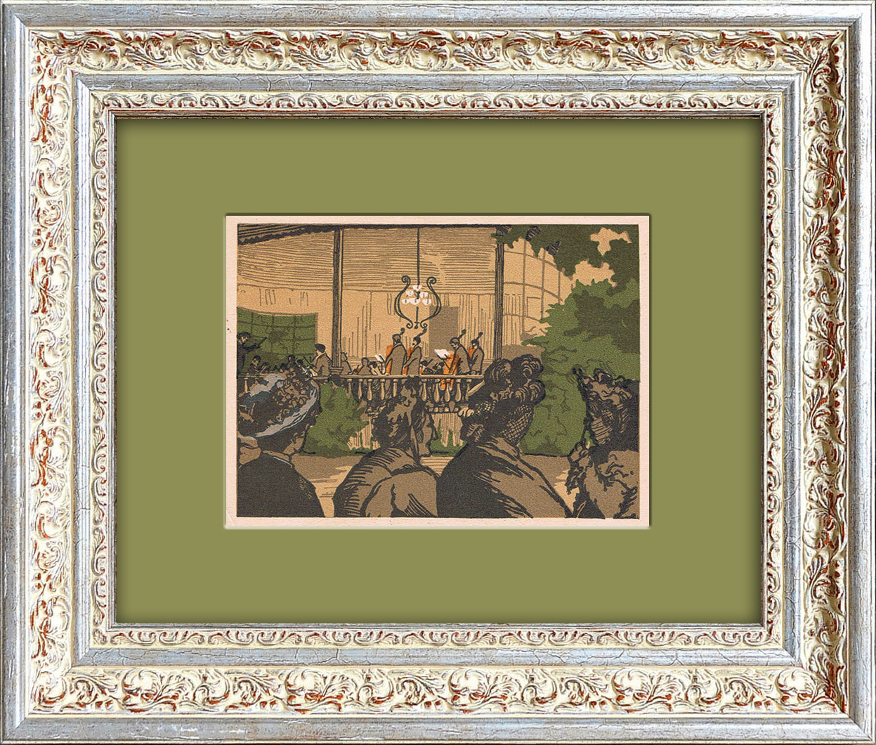 

Гравюра 1924 г. Павловск. Эстрада.