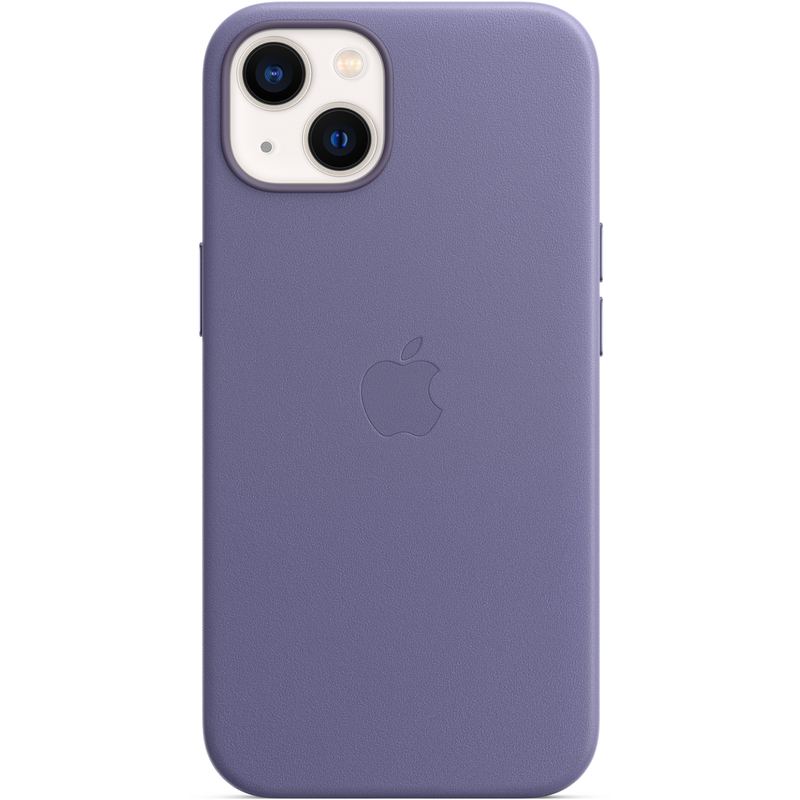

Клип-кейс Apple Leather Case with MagSafe для iPhone 13 «Сиреневая глициния»
