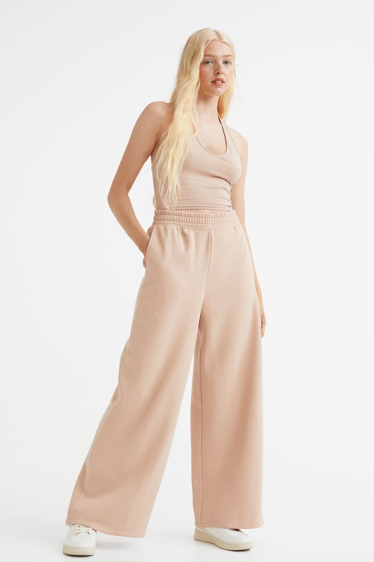 

Брюки женские H&M 1012645013 бежевые XL (доставка из-за рубежа), 1012645013