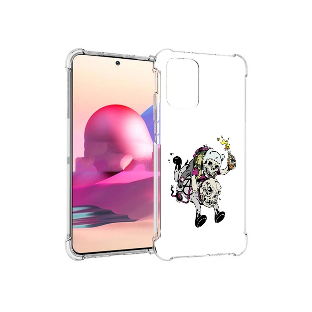 

Чехол MyPads Tocco для Xiaomi Redmi Note 10S время приключений скелеты (PT158704.257.277), Прозрачный, Tocco