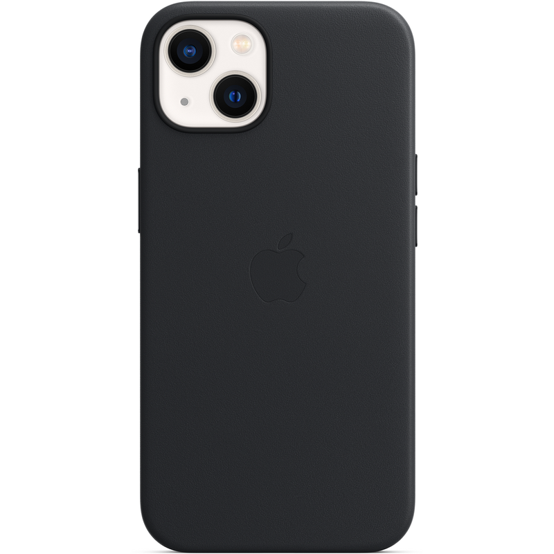 

Клип-кейс Apple Leather Case with MagSafe для iPhone 13 «Тёмная ночь»
