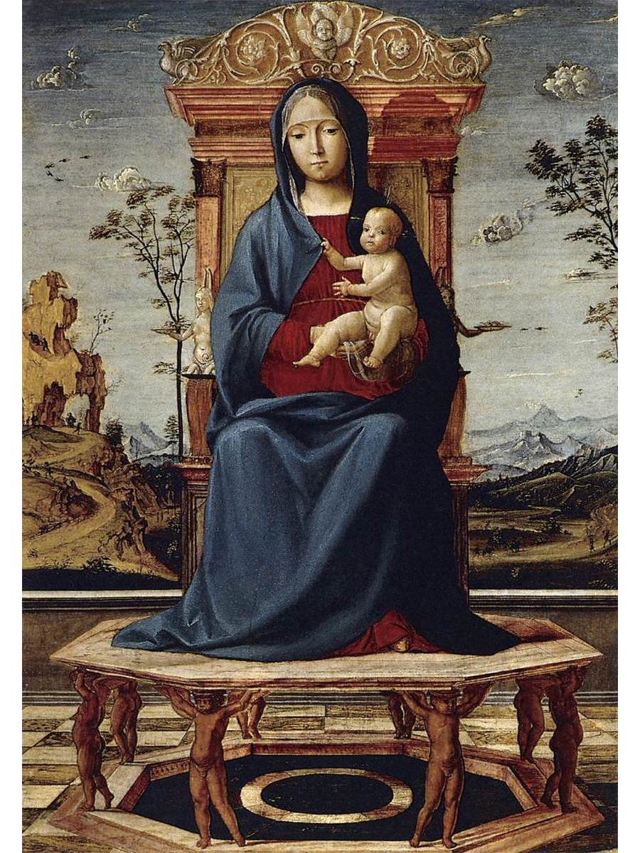 

Постер DRABS A2 Лоренцо Коста Virgin and Child Enthroned