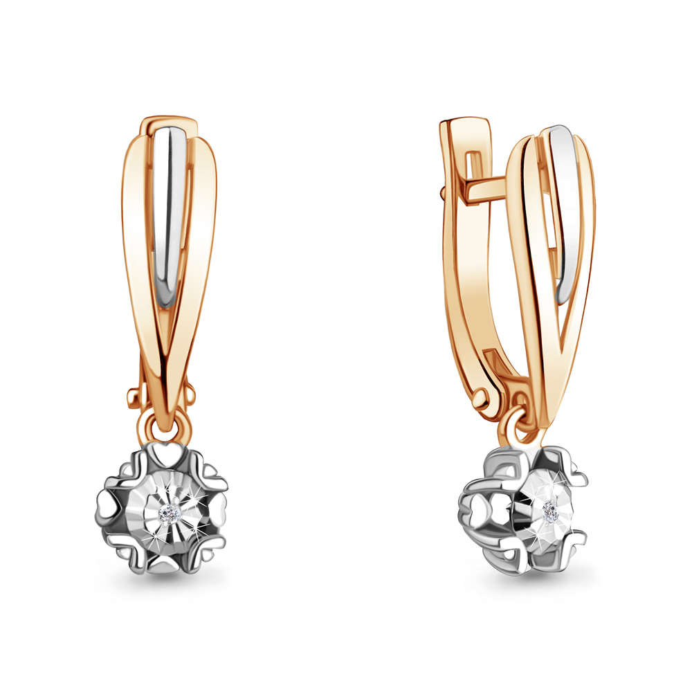 

Серьги из красного золота с бриллиантом Aquamarine Aquamarine 942763к_585_кз, 942763к_585_кз