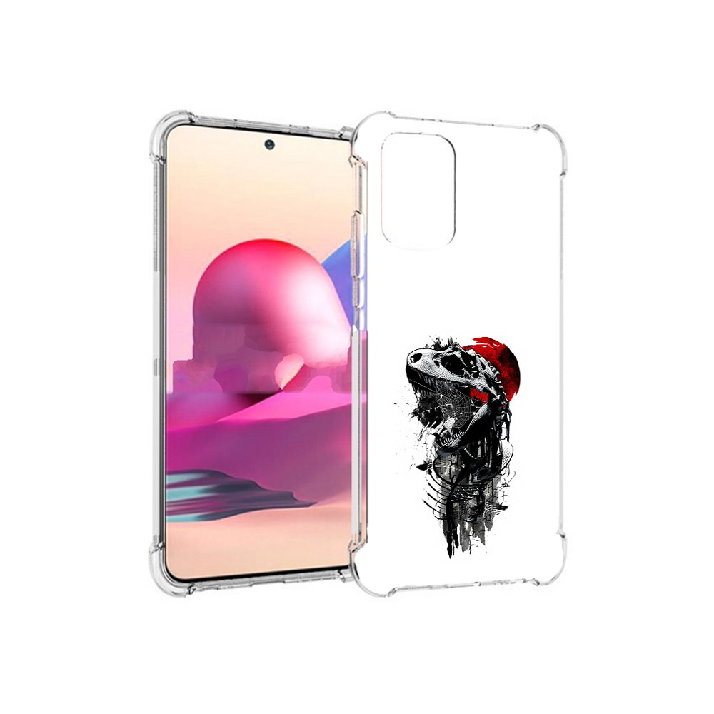

Чехол MyPads Tocco для Xiaomi Redmi Note 10S вымерший динозавр (PT158704.257.284), Прозрачный, Tocco
