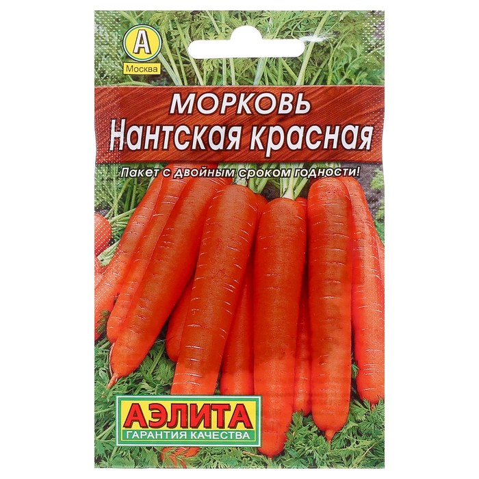 

Семена морковь Нантская красная Аэлита 1731651-3p 3 уп.