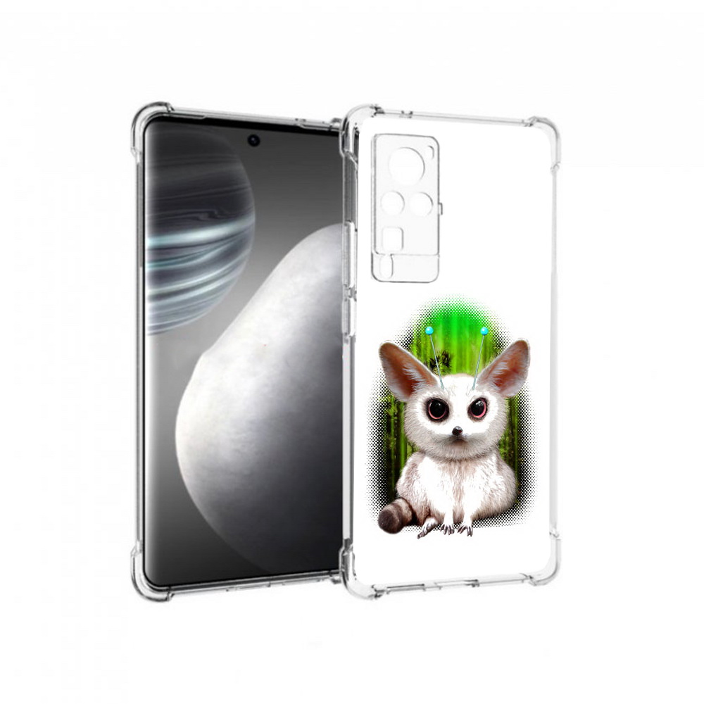 

Чехол MyPads Tocco для Vivo X60 pro пушистое животное (PT226972.385.560), Прозрачный, Tocco