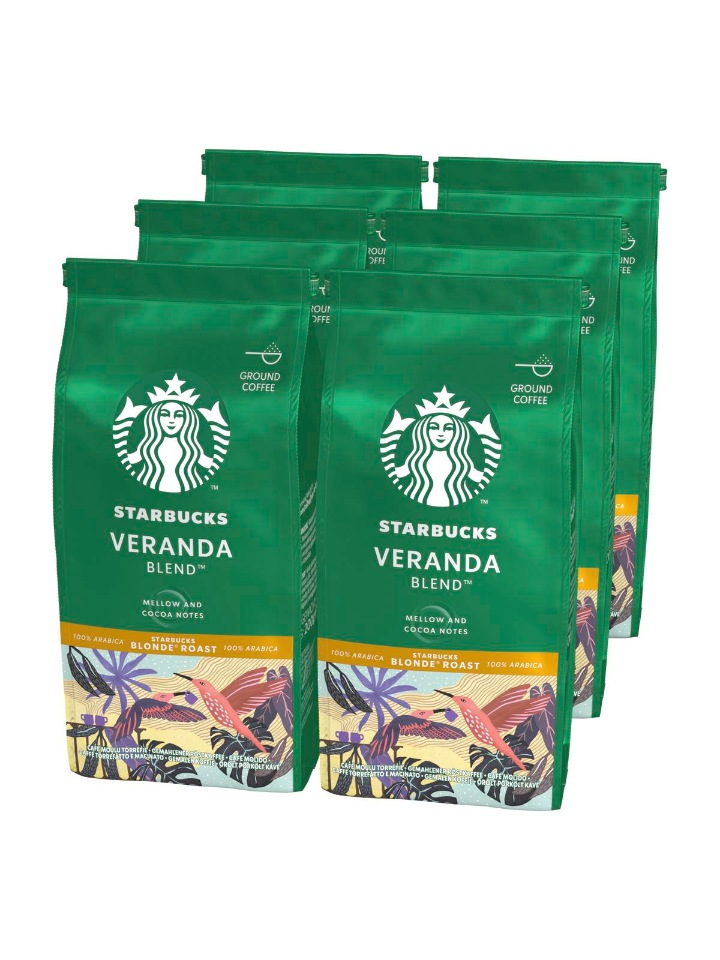 

STARBUCKS Blonde Veranda кофе молотый 6 штук по 200г