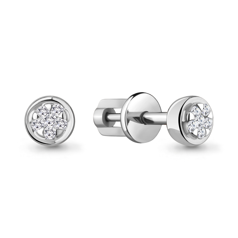 

Серьги из белого золота с бриллиантом Aquamarine Aquamarine 942766_585_бз, 942766_585_бз