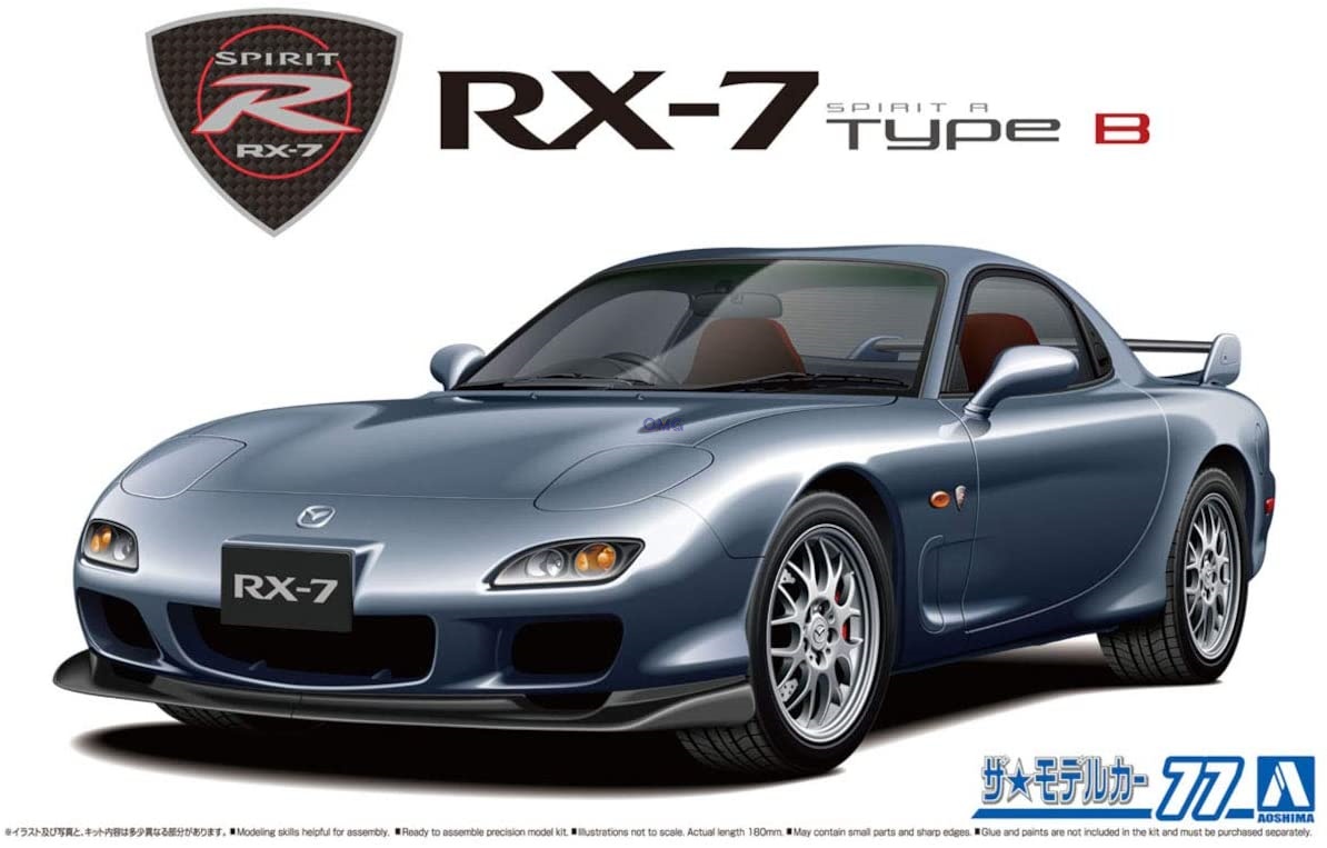 

Сборная модель Aoshima 1/24 Mazda FD3S RX-7 Spirit R Type B '02 06193