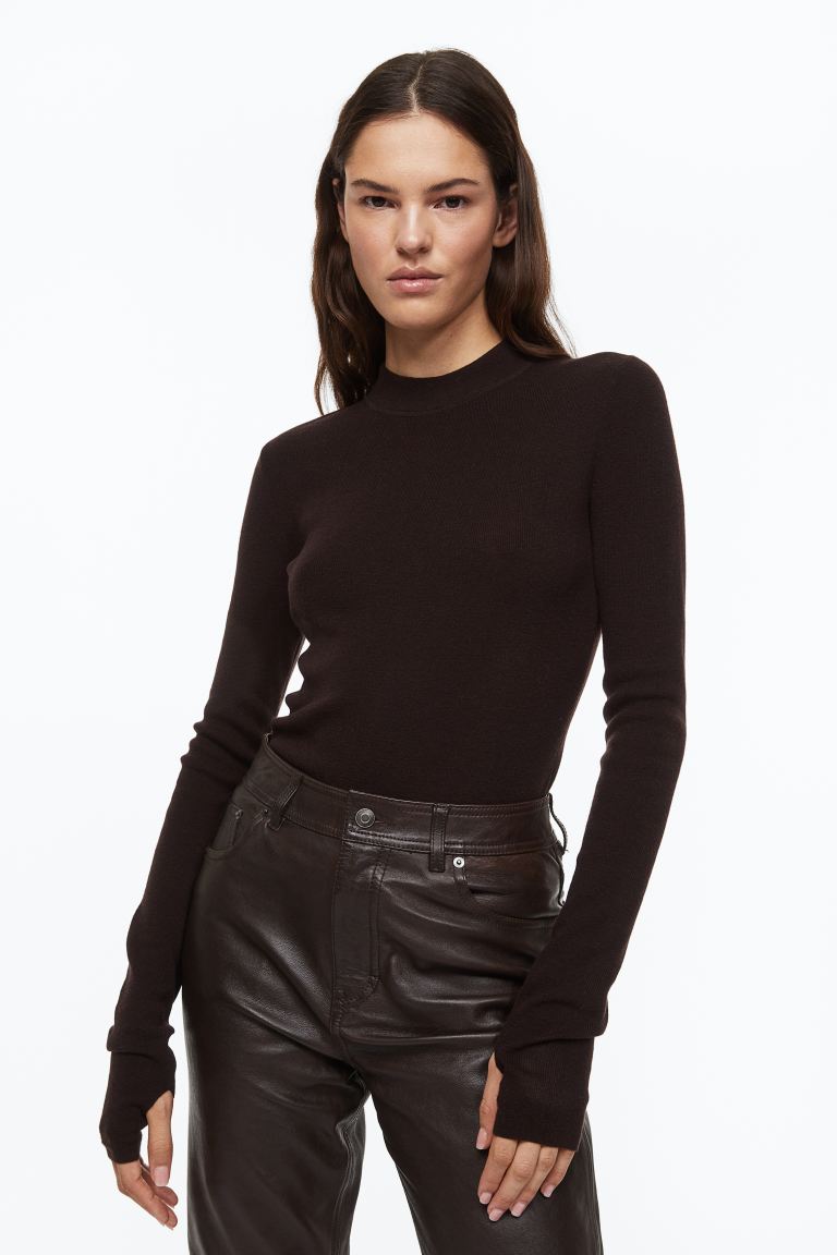 

Лонгслив женский H&M 1013565006 коричневый XL (доставка из-за рубежа), 1013565006