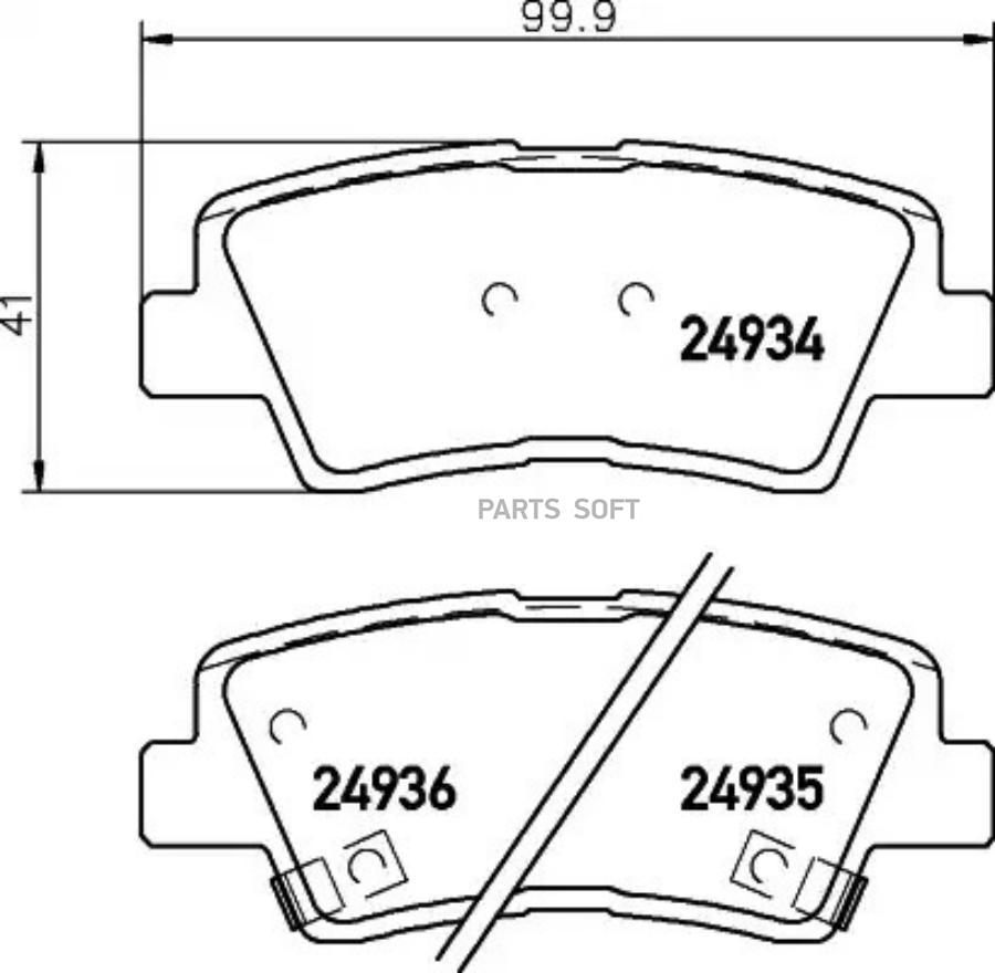 

Колодки дисковые задние kia soul 1.6i/crdi 09>, hyundai sonata v 2.0ti/crdi 05> Np6022