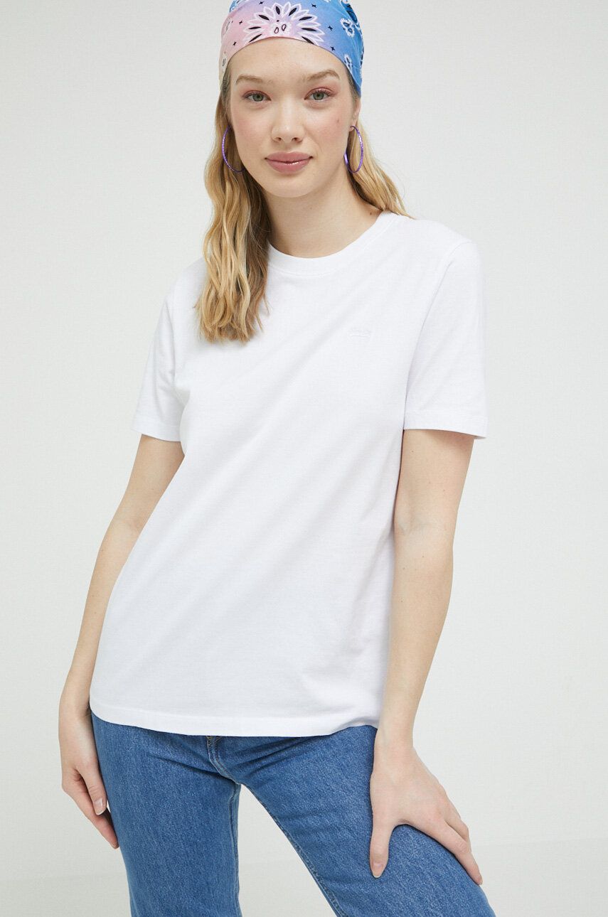 

Футболка женская Superdry W1011122A белая 6 UK, Белый, W1011122A