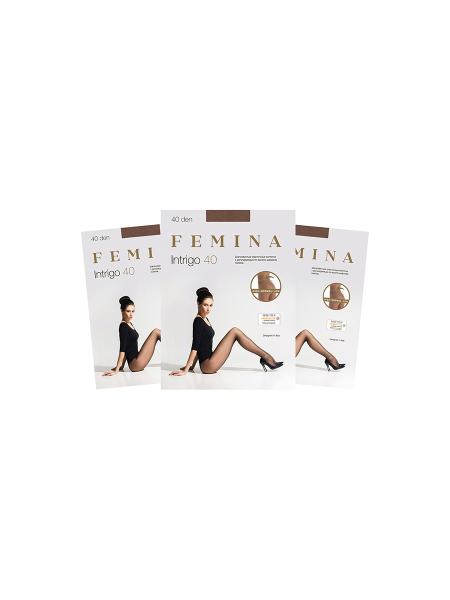 

Колготки женские FEMINA INTRIGO 40 коричневые  (M, Коричневый, INTRIGO 40