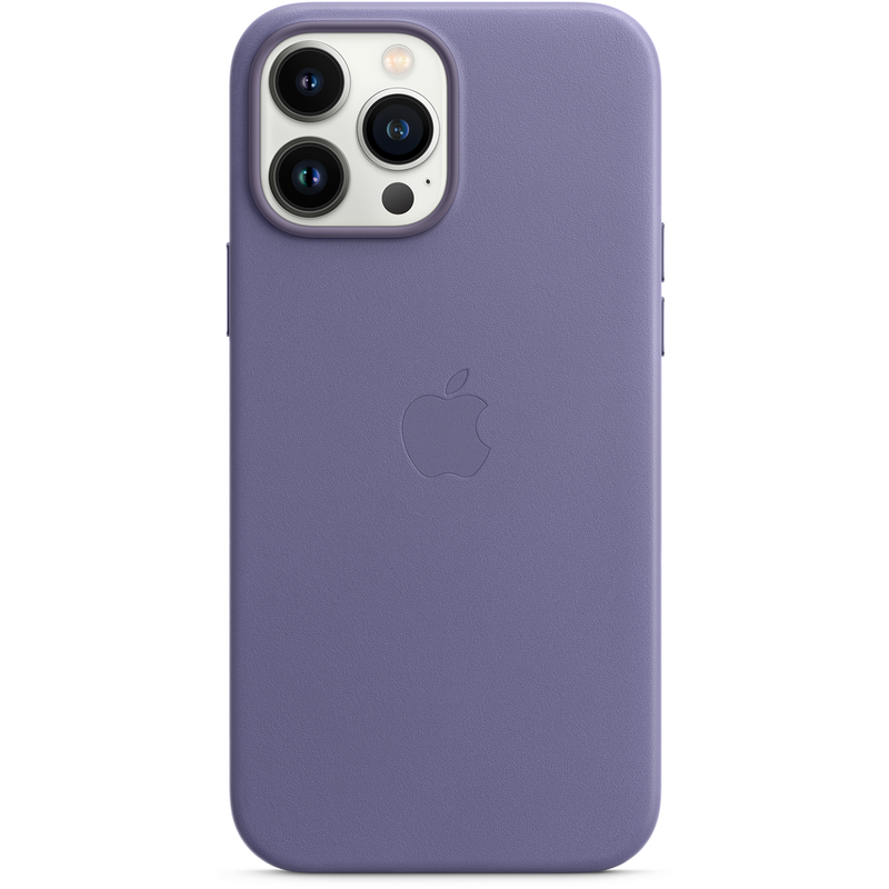 

Клип-кейс Apple Leather Case with MagSafe для iPhone 13 Pro Max «Сиреневая глициния»