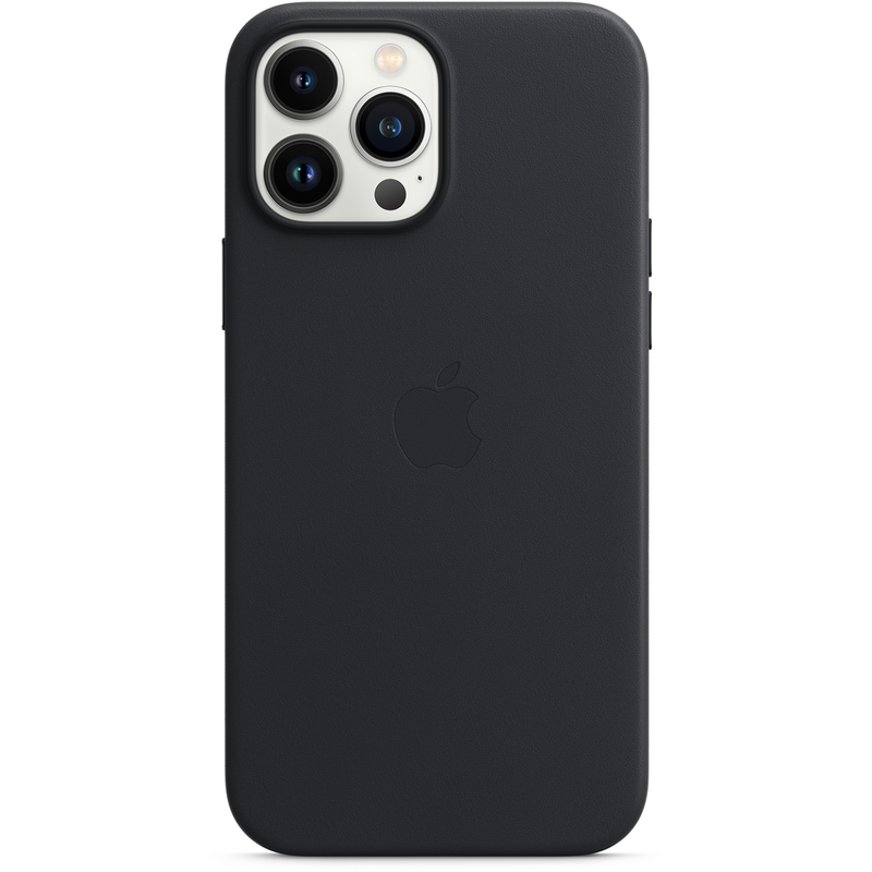

Клип-кейс Apple Leather Case with MagSafe для iPhone 13 Pro Max «Тёмная ночь»
