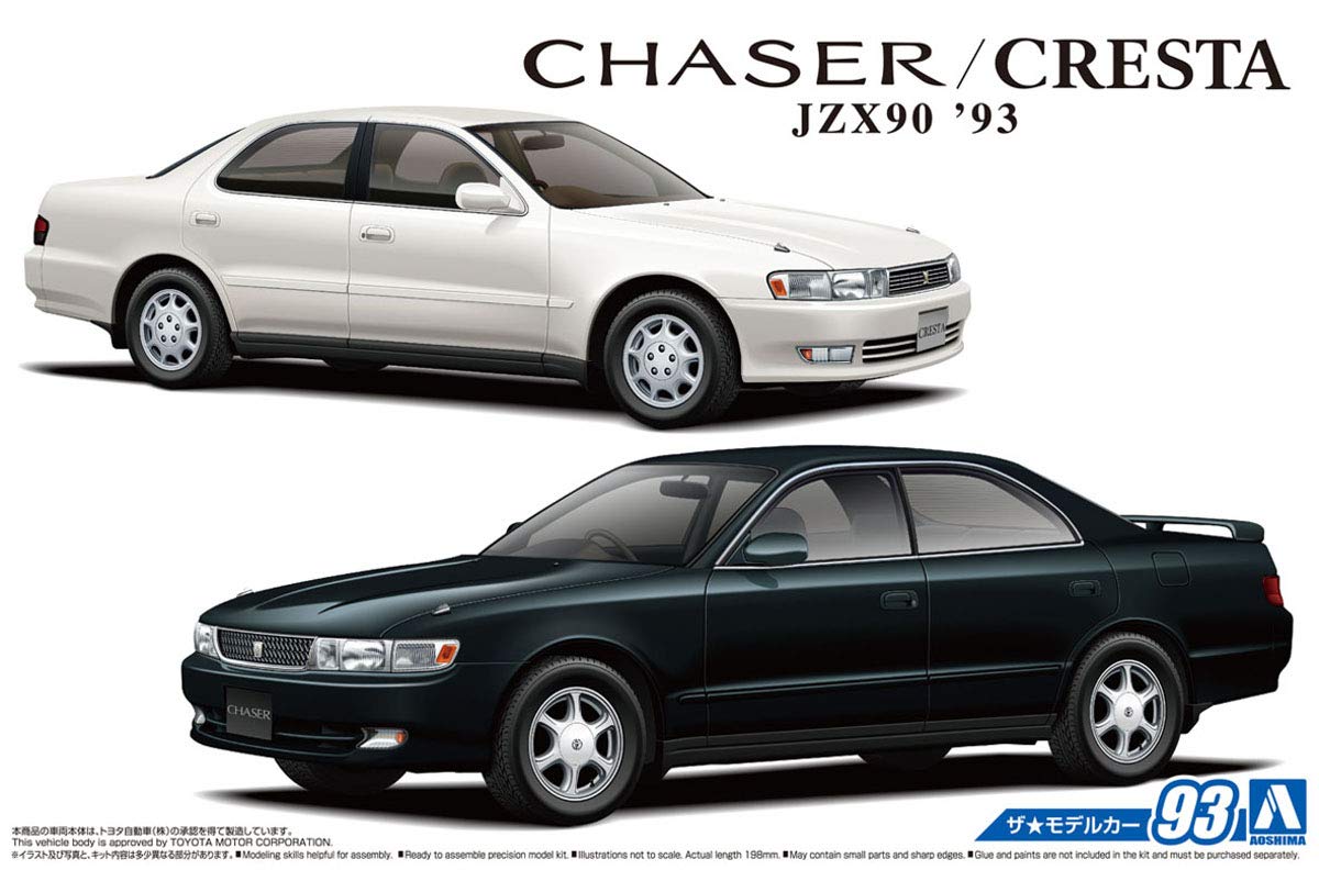 

Сборная модель Aoshima 1/24 Toyota JZX90 Chaser/Cresta Avante Super Lucent/Tourer 93 06173