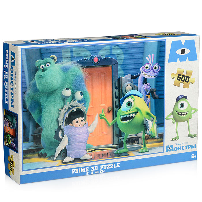 

Prime 3D Super "Монстры", 500 деталей, 6+