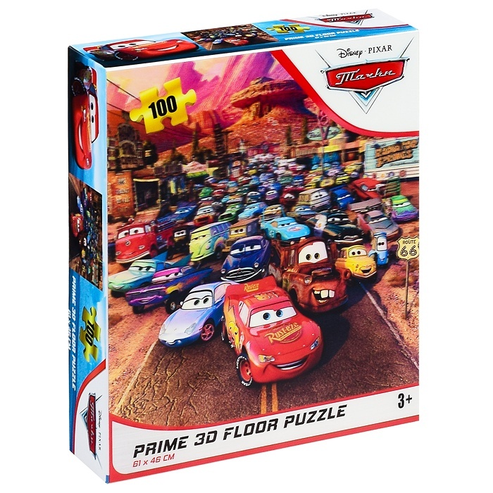 

Prime 3D Super "Тачки", 100 деталей, 3+