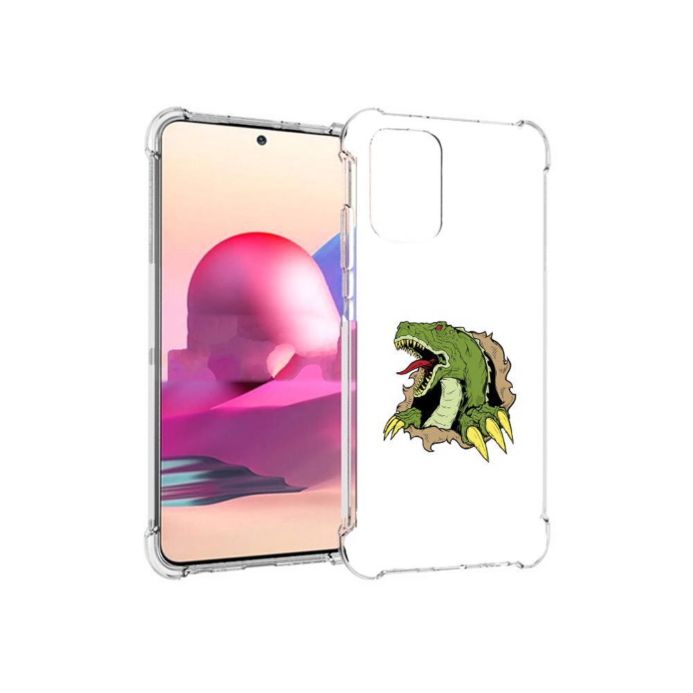 

Чехол MyPads Tocco для Xiaomi Redmi Note 10S годзила (PT158704.257.290), Прозрачный, Tocco