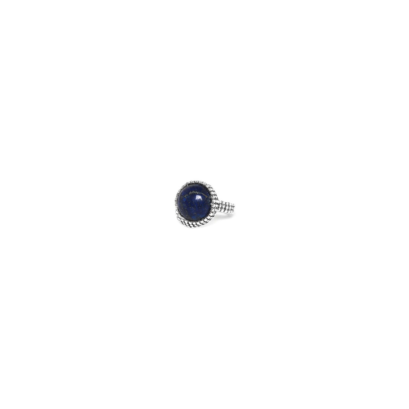 Кольцо из бижутерного сплава р.one size ORI TAO OT24.1-19-40354, лазурит