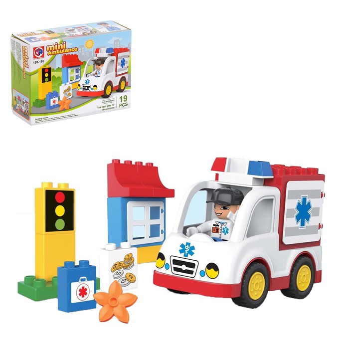 

KIDS HOME TOYS Скорая помощь, 19 деталей, "Скорая помощь", 19 деталей