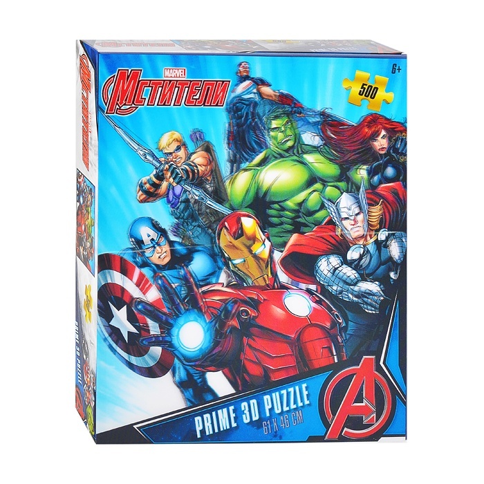 

Prime 3D "Мстители", 500 деталей, 6+