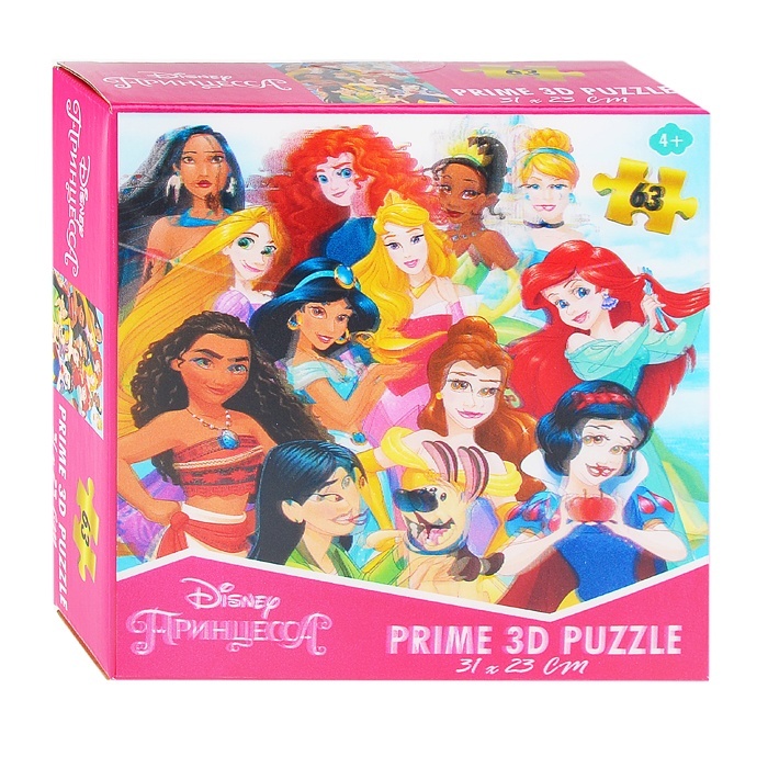

Prime 3D "Принцесса", 63 детали, 4+