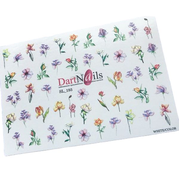 

Слайдер-дизайн DartNails Art-Fashion Цветы микс №193