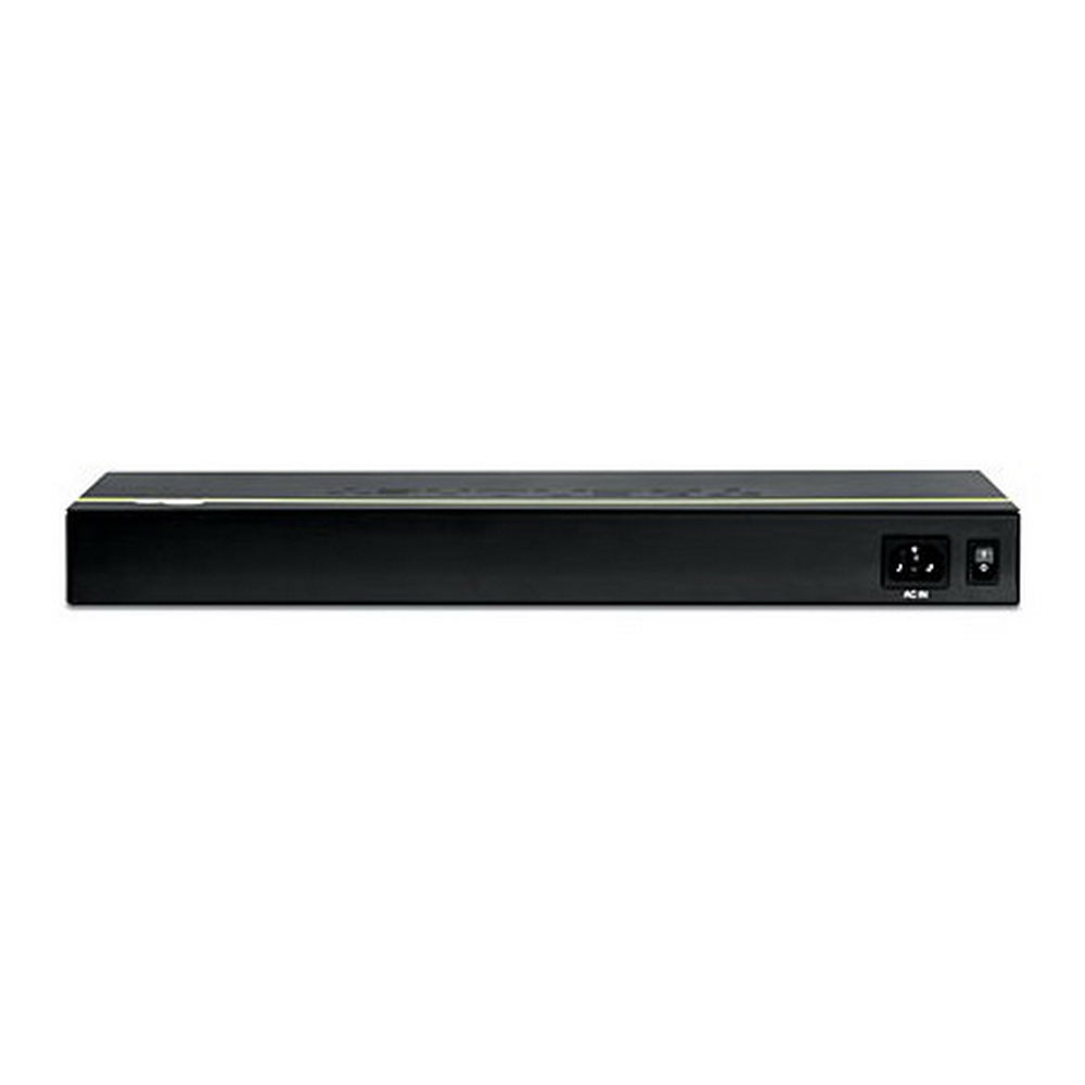 Коммутатор TRENDnet 16-port Gigabit GREENnet Switch(Rack Mount) TEG-S16g черный