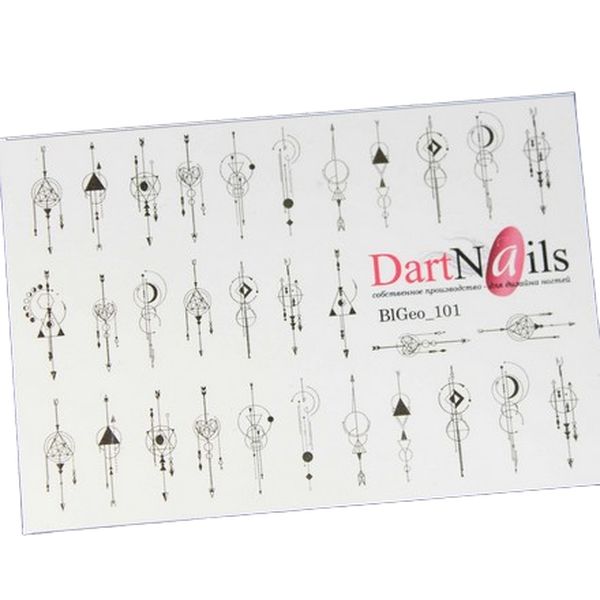 

Слайдер-дизайн DartNails Геометрия №Bl101