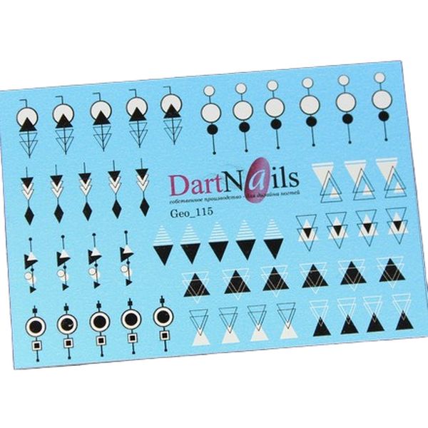 

Слайдер-дизайн DartNails Геометрия №115