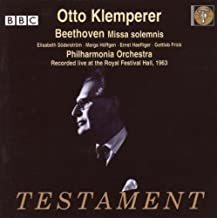 

KLEMPERER, OTTO: Beethoven Missa Solemnis
