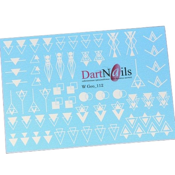

Слайдер-дизайн DartNails Геометрия №W112