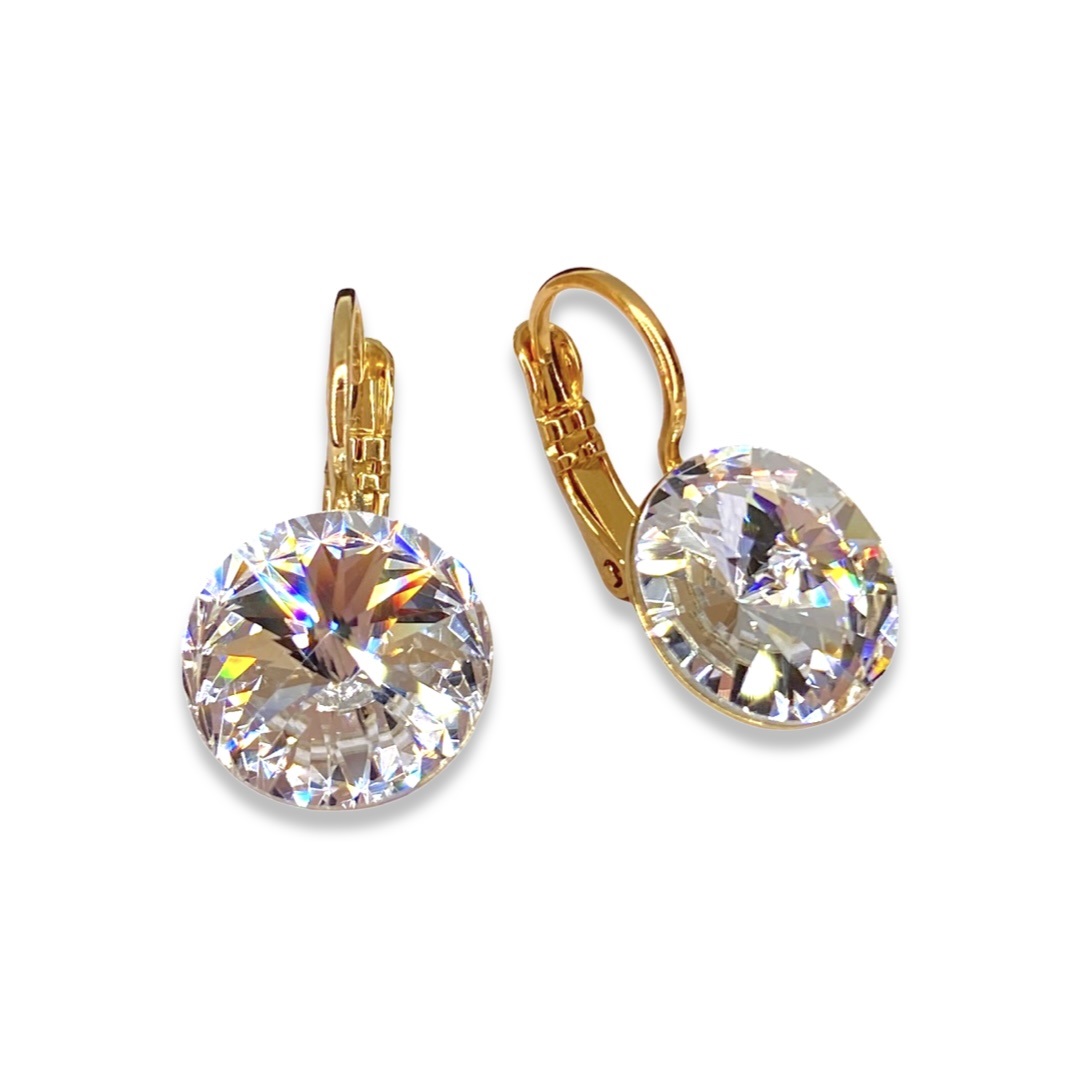 

Серьги из бижутерного сплава с swarovski Amante crystal 638, 638