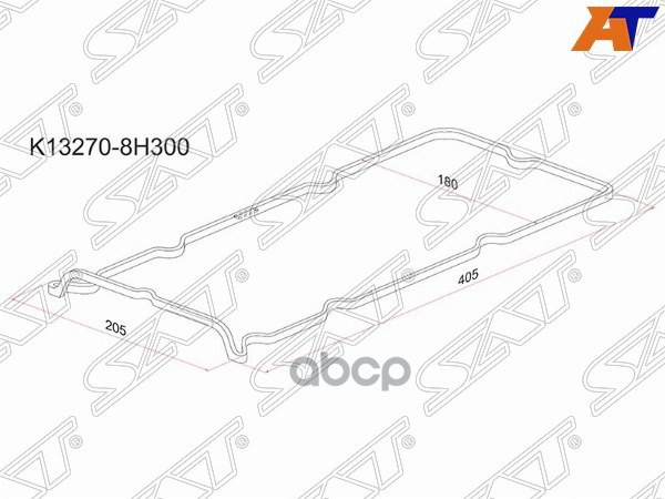 

Прокладка Клапанной Крышки Ns Qr20De, Qr25De, 00-Y11/P12/U30/J31/T30/Z50 Sat K13270-8