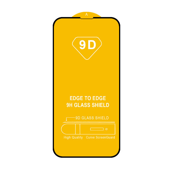 

Защитное стекло для iPhone 14 (6.1) с рамкой 9H Full Glue черное
