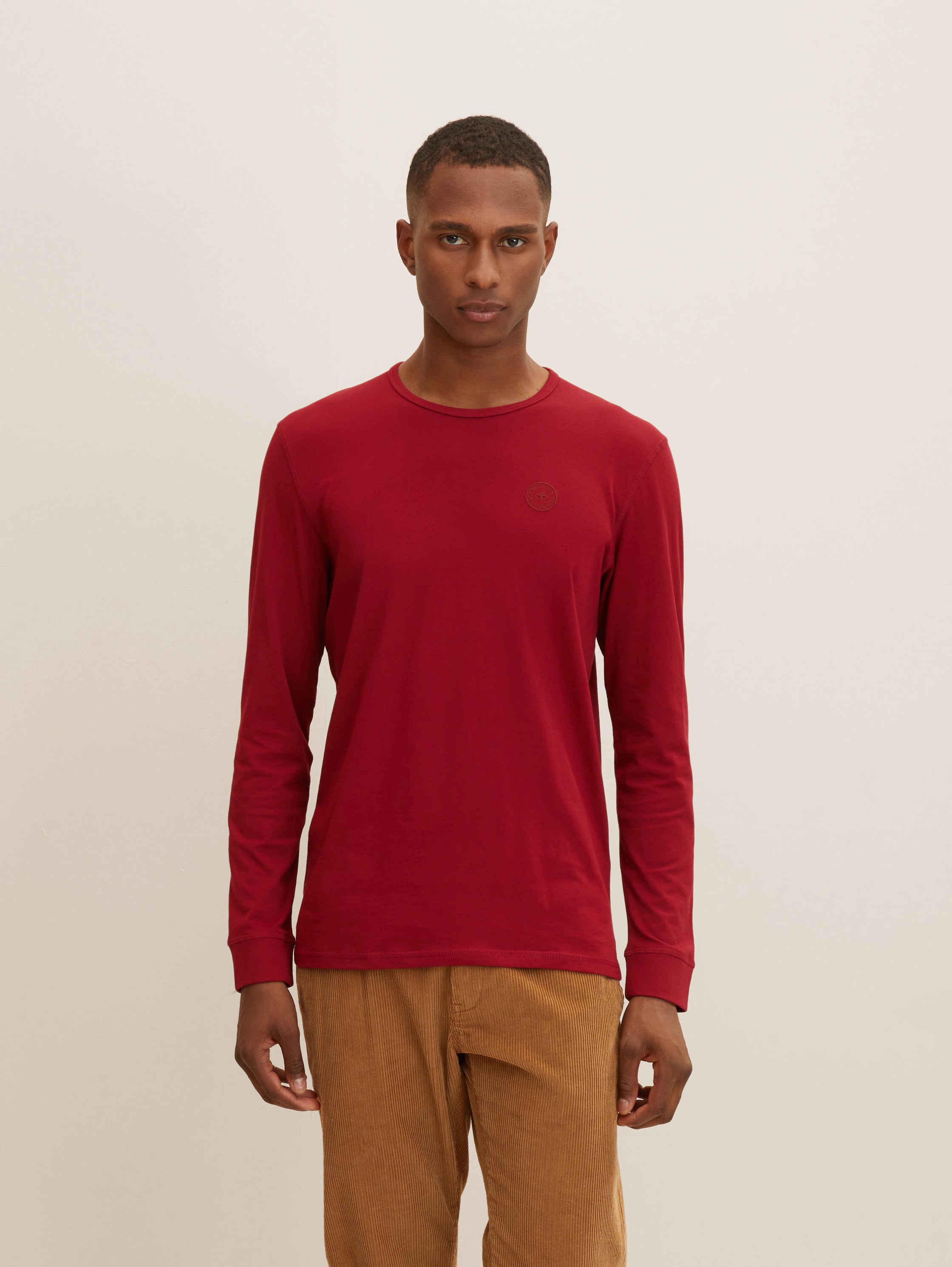 

Лонгслив мужской Tom Tailor 1034355 красный 2XL, 1034355