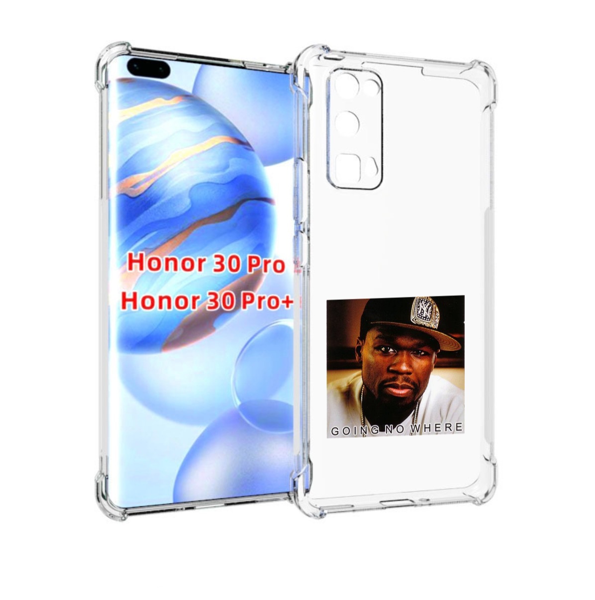 

Чехол бампер MyPads 50 Cent - Going No Where для Honor 30, Прозрачный, Tocco