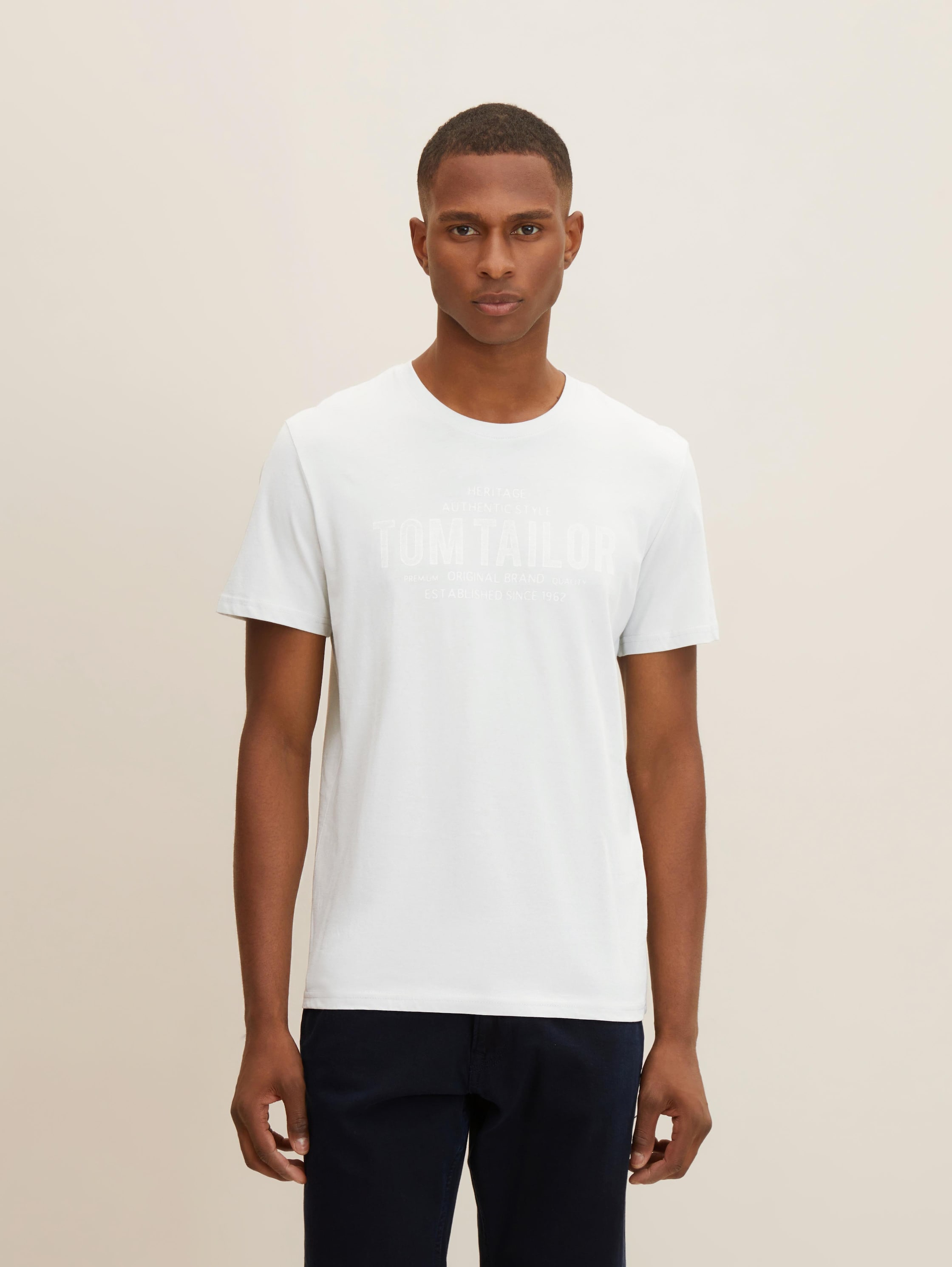 

Футболка мужская Tom Tailor 1034631 серая 2XL, 1034631