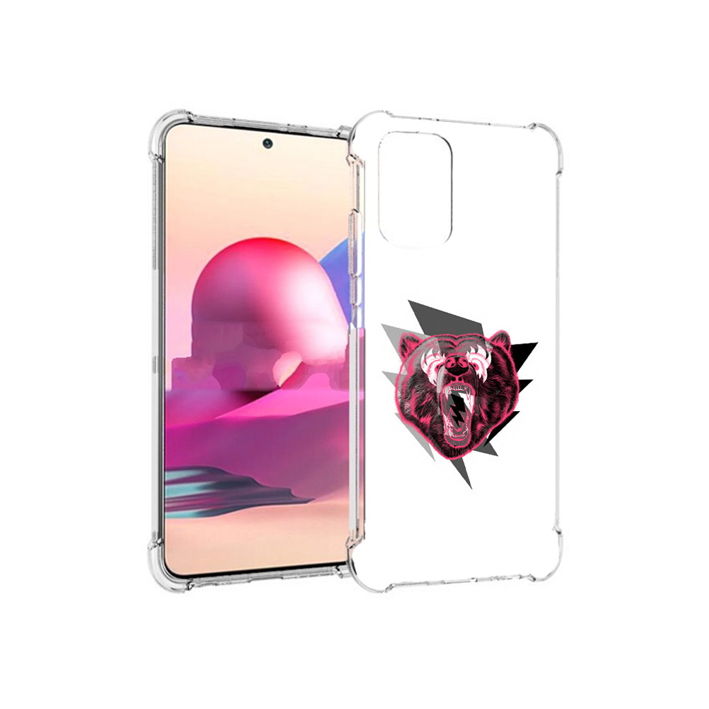

Чехол MyPads Tocco для Xiaomi Redmi Note 10S грозовой медведь (PT158704.257.301), Прозрачный, Tocco